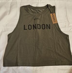 NWT women’s NOBULL crop tank Crossfit Tom Brady